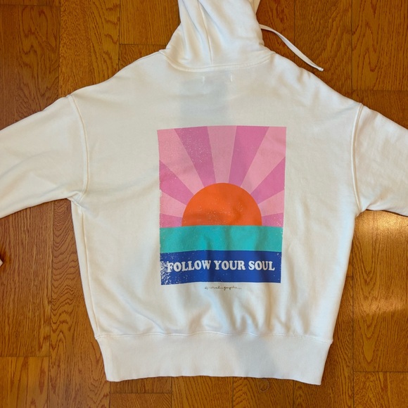 Spiritual Gangster Phoebe Graphic Oversize Hoodie - Picture 8 of 12